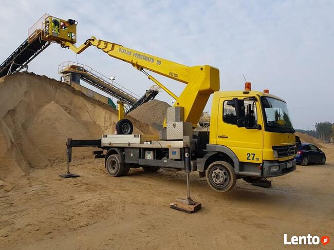 usługi dźwigowe do 160 t podnośniki koszowe do 53 m zwyżki