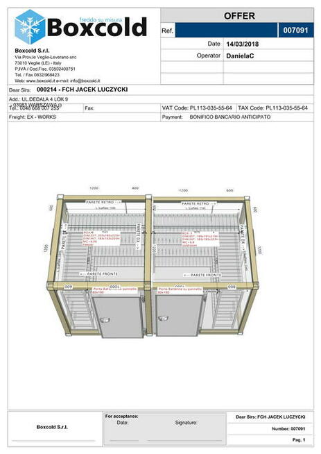 komory chłodnicze i mroźnicze na wymiar