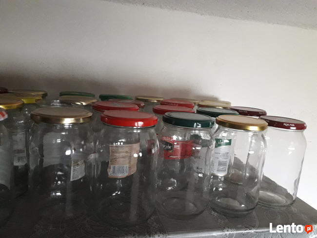 słoik 1 litr - 0,9 litra używany z nakrętka