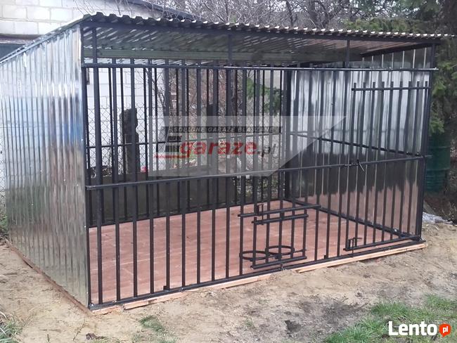 Kojec dla psa 3x2+PODŁOGA+uchwyty na miski, WZMOCNIONY