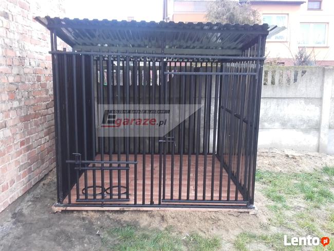 Kojec dla psa 3x2+PODŁOGA+uchwyty na miski, WZMOCNIONY