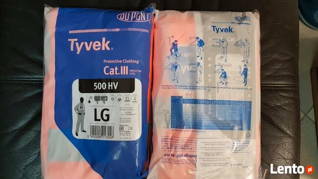 Kombinezon Tyvek 500 HV DuPont rozmiar L EN 14126