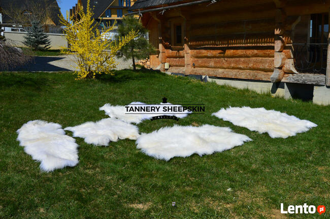 Skóra Owcza Naturalna Dywany Skóry Zszywane Skóry Naturalne