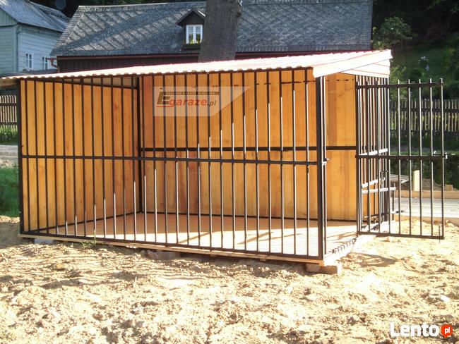 Kojec dla psa 3x2+PODŁOGA+uchwyty na miski, WZMOCNIONY