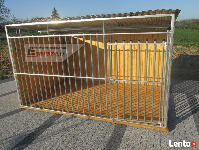 Kojec dla psa 3x2+PODŁOGA+uchwyty na miski, WZMOCNIONY