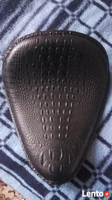 Siedzenie na sprężynach solo Chopper Bobber Custom krokodyl