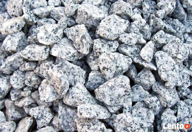 Grys granitowy kamień ozdobny kruszywo ozdobne kora kamienna
