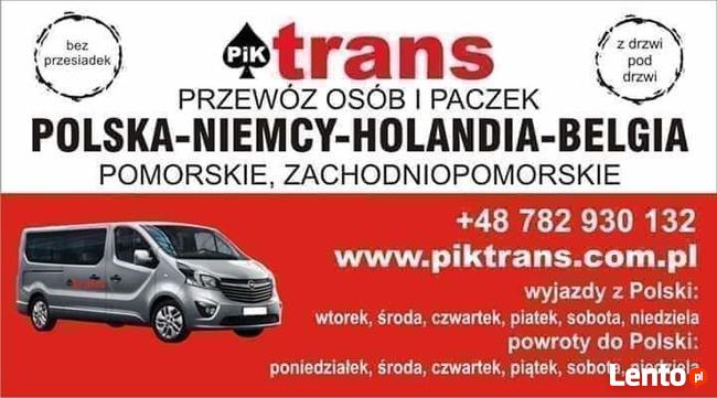 Przewóz osób i Paczek / Polska-Niemcy-Holandia-Belgia
