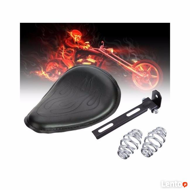 Siedzenie na sprężynach solo Chopper Bobber Custom krokodyl