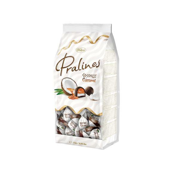 Praliny Coconut&Caramel 1kg Vobro