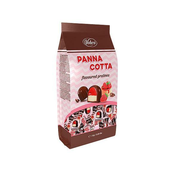 CUKIERKI PANNA COTTA 1KG VOBRO