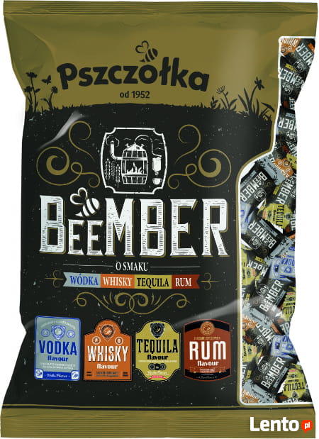 Cukierki Beember 1kg Pszczółka- Whisky, Tequila, Vodka, Rum