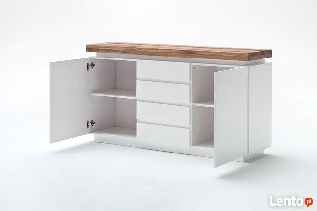 Romina komoda szafka biały lakier matowy 48993MW