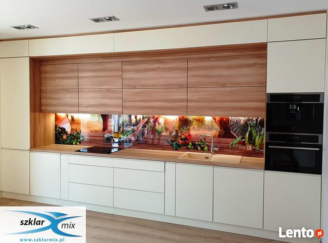 Panele szklane z grafiką , szkło do kuchni , lacobel