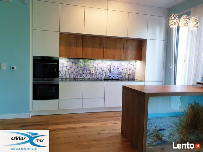 Panele szklane z grafiką , szkło do kuchni , lacobel