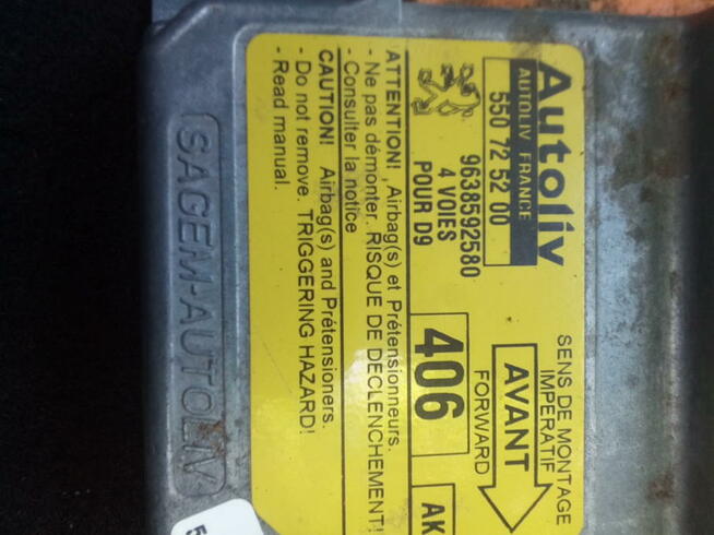 Sensor airbag Autoliv Peugeot 406