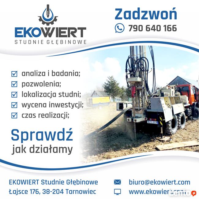 Czyszczenie studni Jasło, Krosno