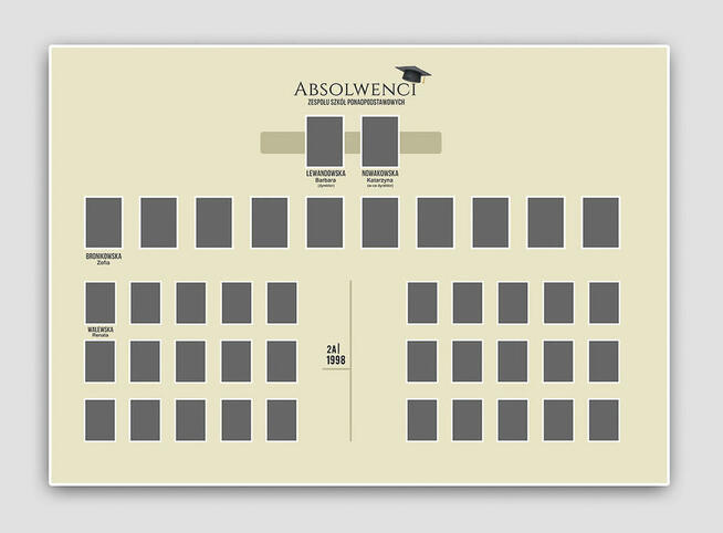 Tablo Szkolne Wzory dla nauczycieli Klasowe i Absolwentów A2