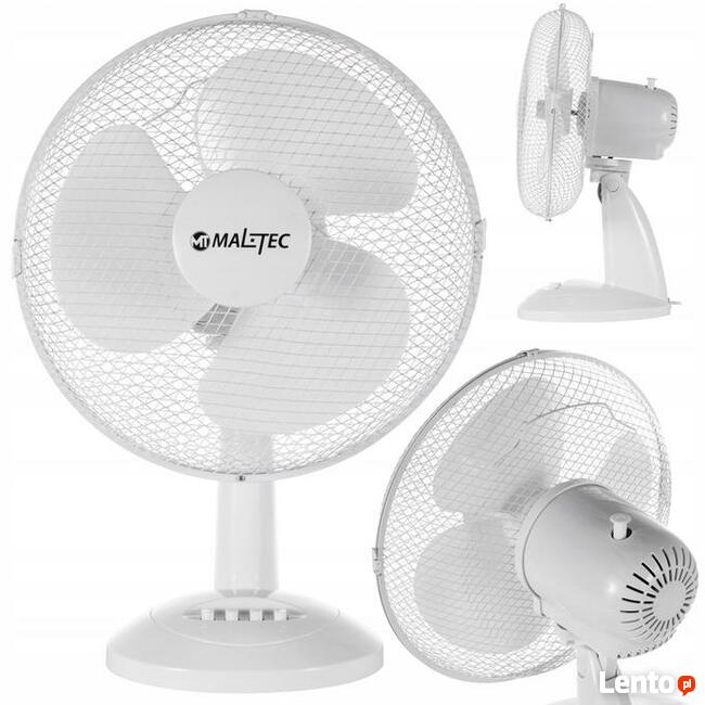 WENTYLATOR WIATRAK biurkowy stołowy stojący DUŻY Poznań