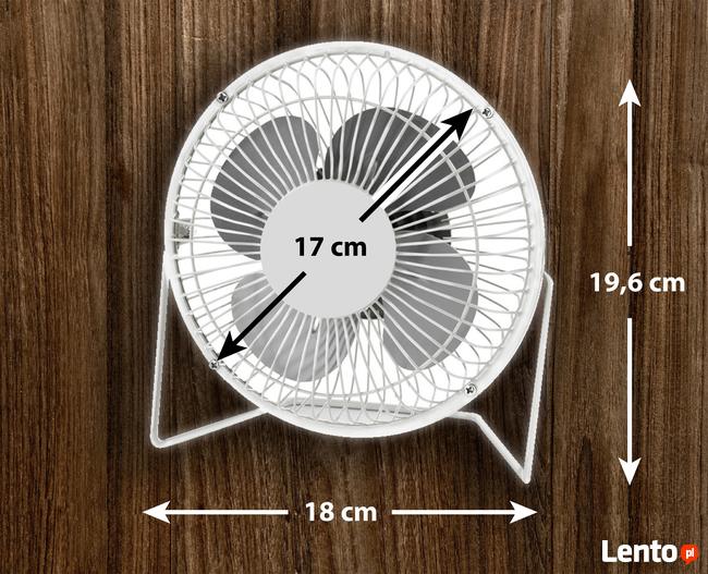 WENTYLATOR WIATRAK biurkowy stołowy mini ESPERANZA Poznań
