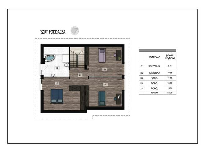 Sprzedam nowy DOM WOLNO STOJĄCY - Porosły przy BIEDRONCE