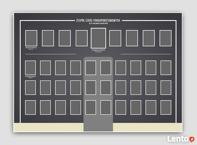 Tablo Szkolne Wzory dla nauczycieli Klasowe i Absolwentów A2