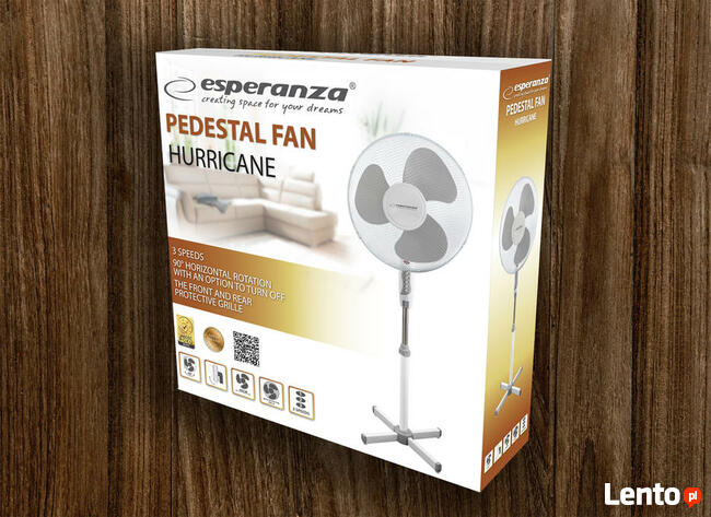 WENTYLATOR WIATRAK stojący podłogowy ESPRERANZA Poznań