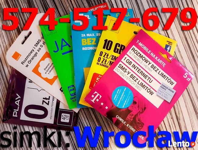 Zarejestrowane Karty SIM zarejestrowana karta SIM WROCLAW