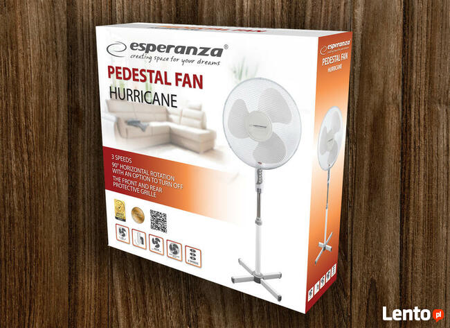 WENTYLATOR WIATRAK stojący podłogowy ESPRERANZA Poznań