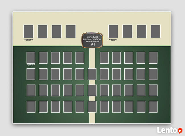 Tablo Szkolne Wzory dla nauczycieli Klasowe i Absolwentów A2