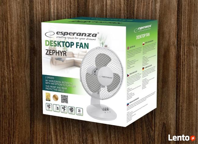 WENTYLATOR WIATRAK biurkowy stołowy stojący ESPERANZA Poznań