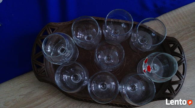 Kieliszki do koniaku- koniakówki lata 60/70-te PRL