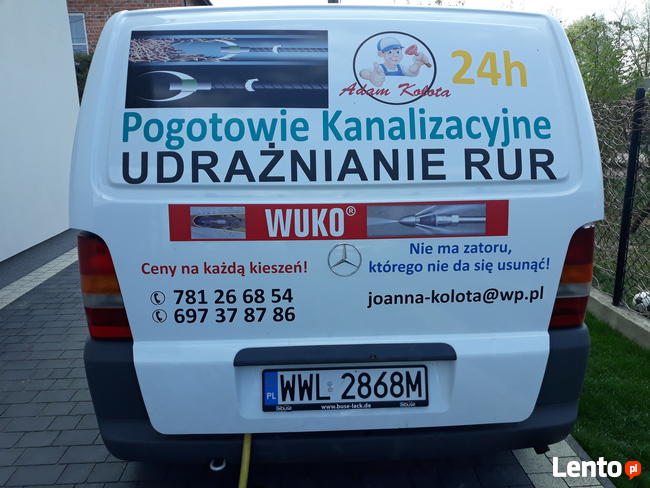 Udrażnianie kanalizacji ,rur ,Wuko Legionowo ,Jabłonna