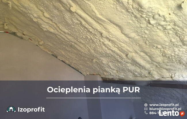 Ocieplenia pianą PUR, ocieplenia poddaszy, pianka PUR