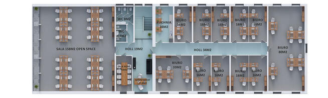 nowoczesne biura - Porcelanowa 60