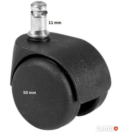 Kółko twarde małe trzpień Φ10mm średnica Φ50mm kpl