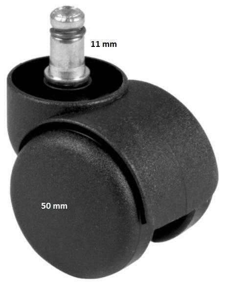 Kółko twarde duże trzpień Φ11mm średnica Φ65mm kpl