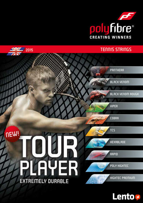 Naciąg tenisowy polyfibre Higtec Premium Promocja
