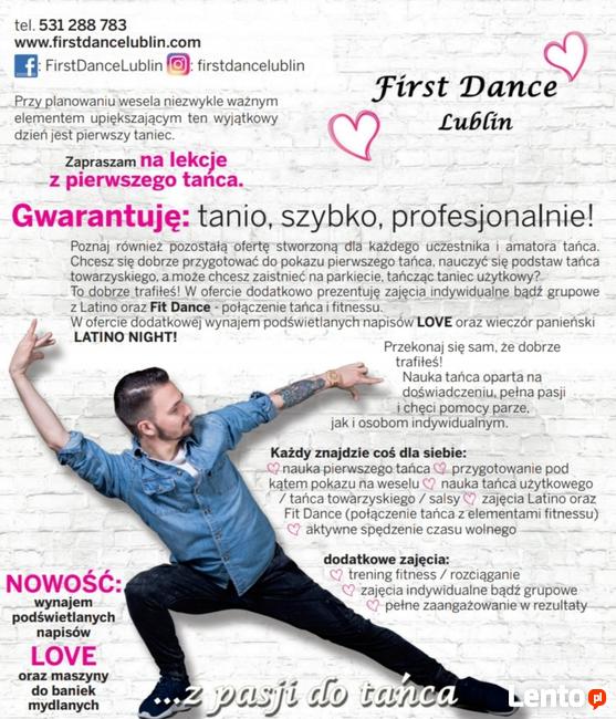 Nauka pierwszego tańca