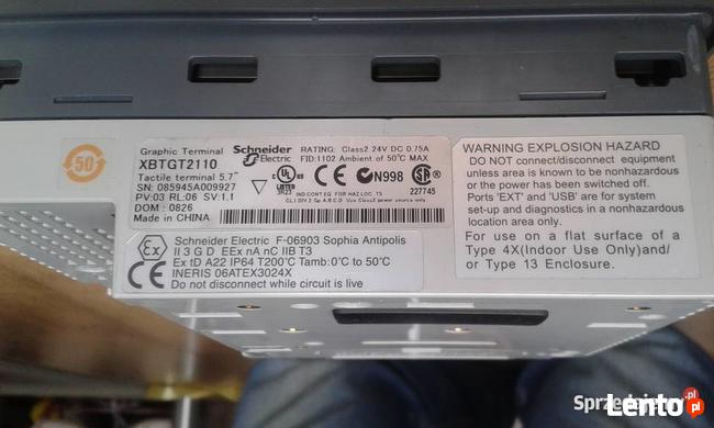 Panel Telemechanique XBTGT2110