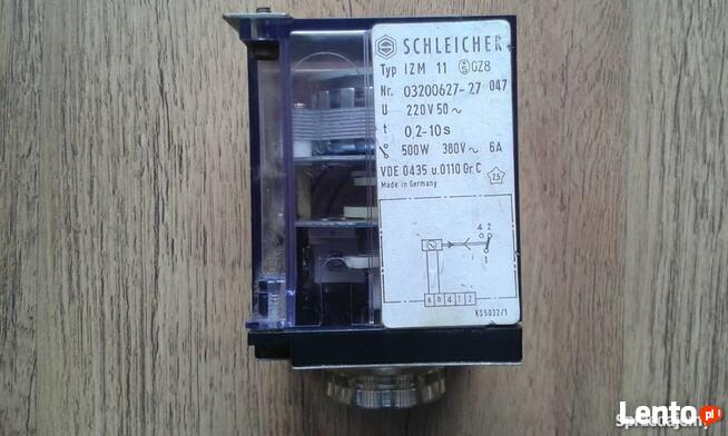 Czasówka SCHLEICHER - 0,2-10S Typ-IZM11 220V AC