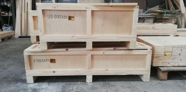 Drewniane Przemysłowe Skrzynie dla Firm