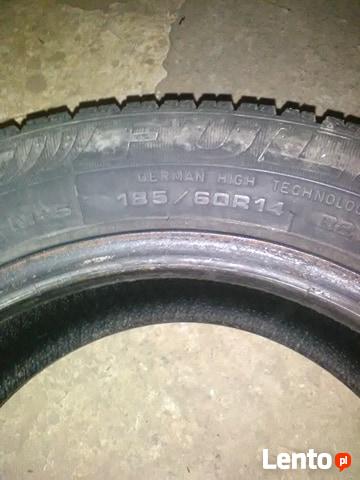 sprzedam opony zimowe 185/60 R14