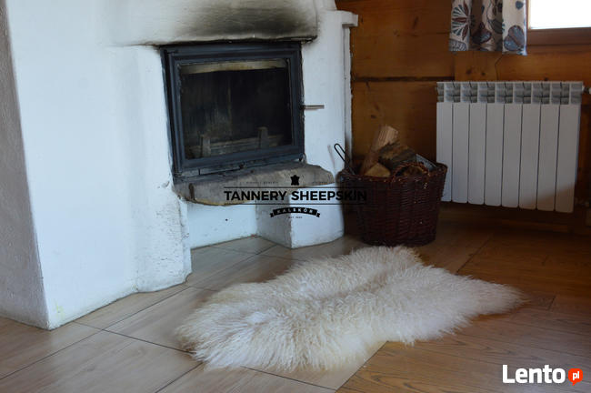 Skóra Owcza Island Biała Kręcny Włos