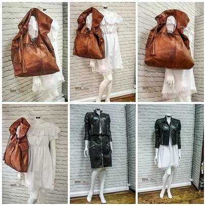 Kurtka Skórzana typ Ramoneska 100% Naturalna Skóra