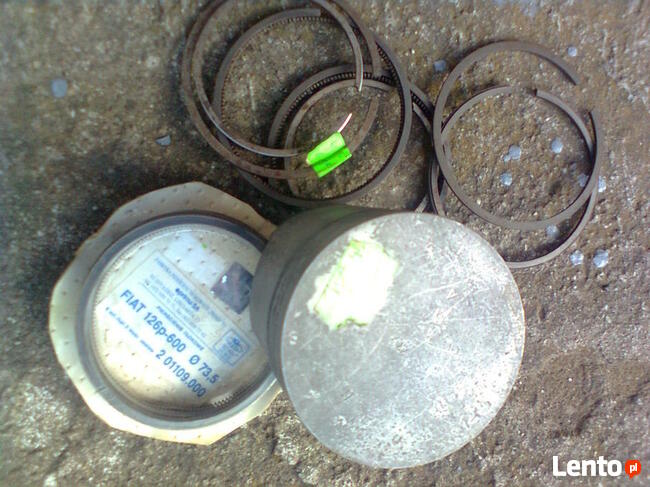 Sprzedam tłok i pierścienie do Fiata 126p - 600cm3