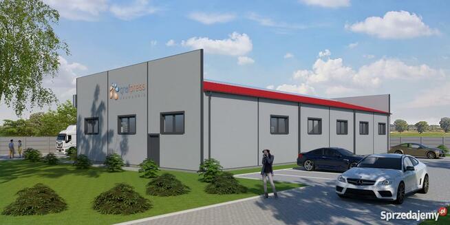 Wizualizacje architektoniczne - budynek produkcyjnego