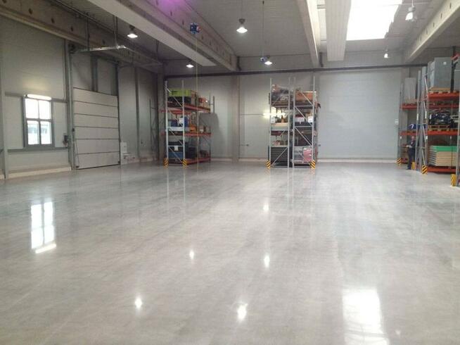 polerowanie betonu posadzek hal magazynow Slask Opolskie