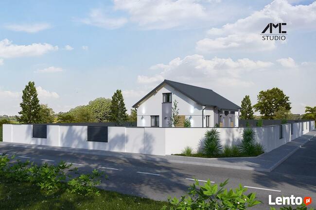 Projekt ogrodzenie frontowego + Wizualizacje 3D