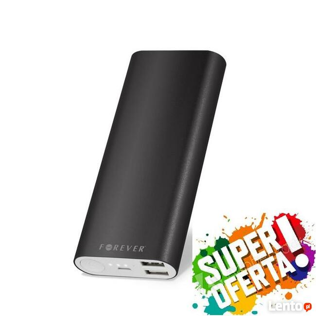 Power bank forever 13000 mAh czarny NOWY !
